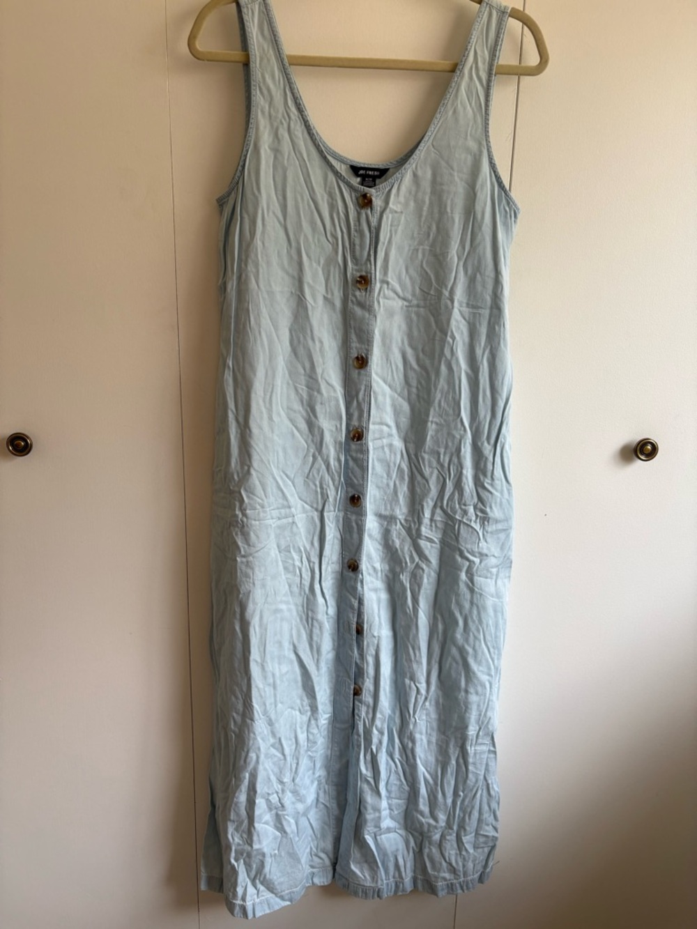 Button-Front Tank Dress